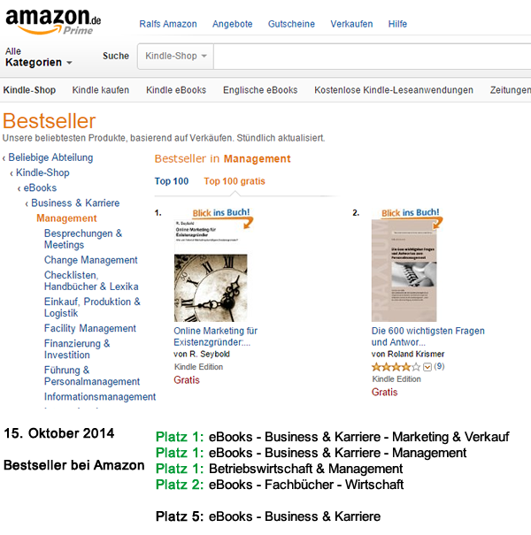 Amazon Bestseller Fachbuch